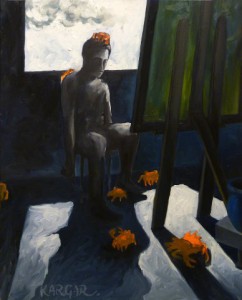 Der Maler, Öl auf Leinwand, 2006